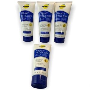 Royal Creamy Vitamin E Enriched Quick Absorbing Lotion Petroleum Jelly 4 Pack